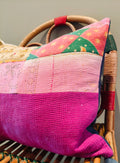 Kantha cushion multicoloured #2