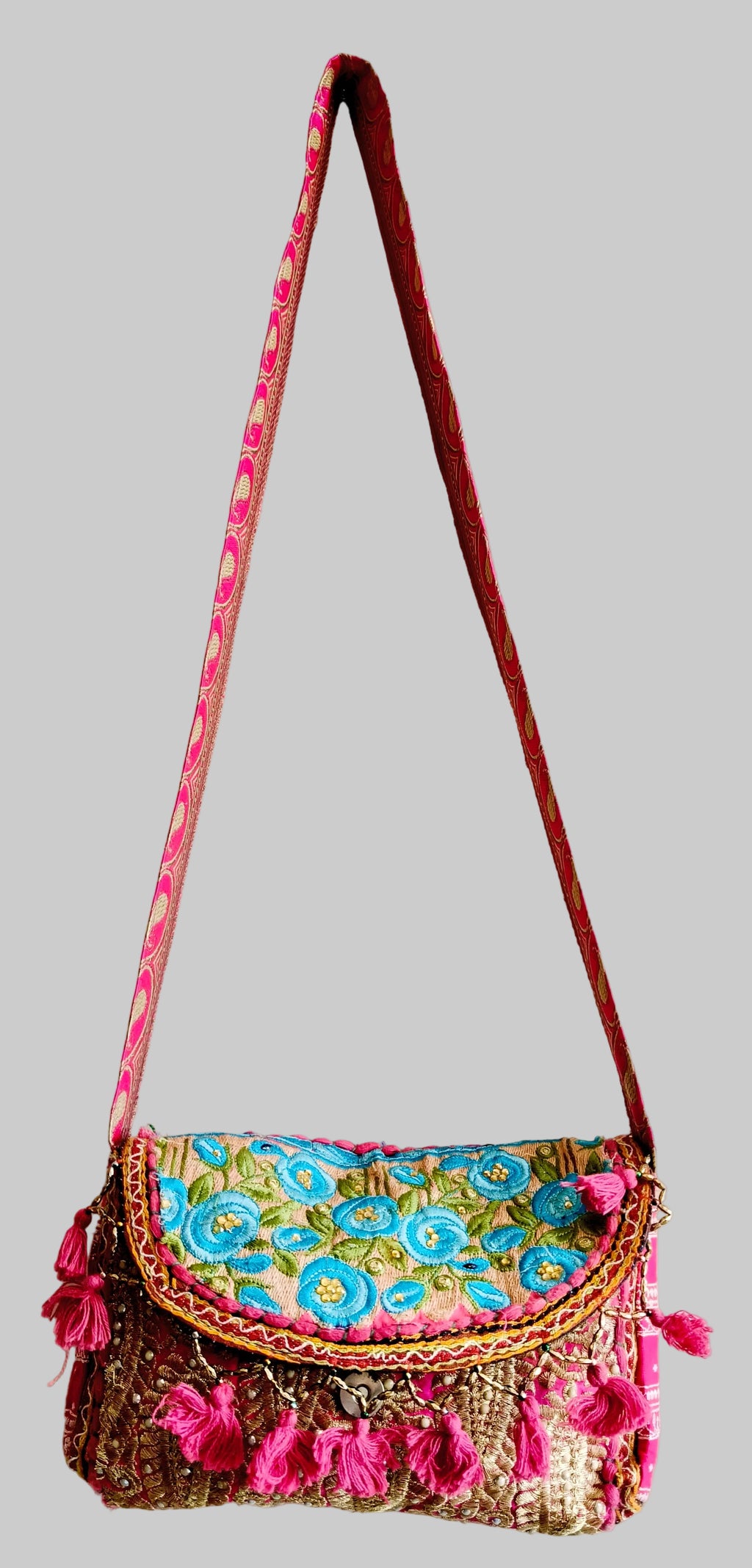 Cross Body Bag Embroidered #1