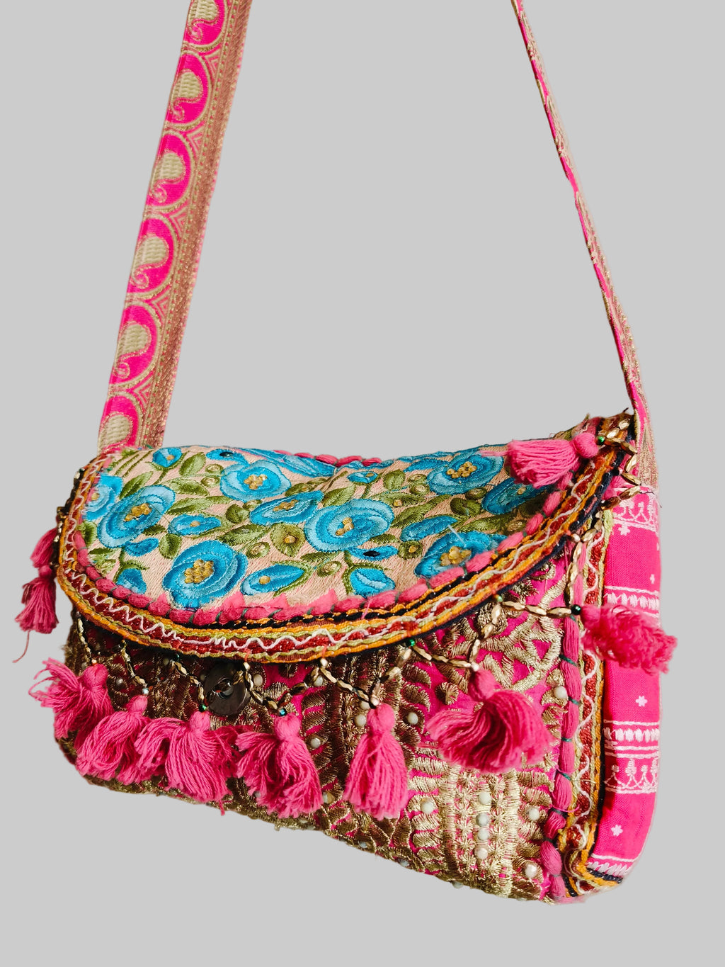 Cross Body Bag Embroidered #1